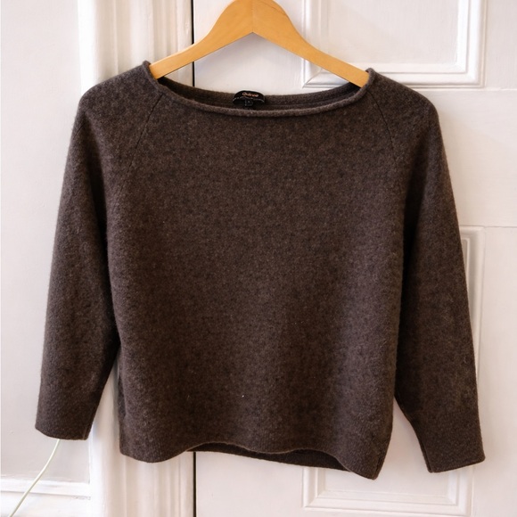 Quince Sweaters - Quince Mongolian Cashmere Boatneck Sweater Size L